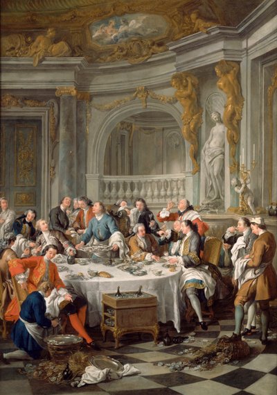 O café da manhã Oyster de Jean François de Troy